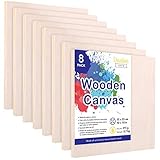 IDEAL FÜR ALLE ARTEN VON MEDIEN – Unsere Holzleinwand sind für alle Arten von Kunstprojekten geeignet. Sie können alle möglichen Dekorationsmethoden verwenden: Öl-Farben, Acryl-Farben, Aquarell-Farben, Dipersions-Farben, Airbrush-Farben, Fingerfarben, Kasein, Collage, Enkaustik, Impasto, Gouache, Lackierung, Tempera, Zeichnen, String Art, Fotos, Basteln allgemeines Kunsthandwerk und andere Mischtechniken.