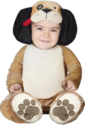 Costume de chiot bébé avec cagoule et pattes pour déguisement d'animaux