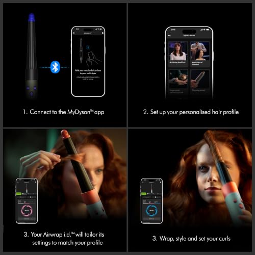 Image of Dyson Airwrap I.D. 6-In-1 Multi-Styler | Styles Without Heat Damage| 7 Styling Settings|3 Speed & 3 Heat Settings|Cold Shot| Enhanced Coanda Airflow| 2 Yr Warranty,1300 Watts (Ceramic Khakhi)