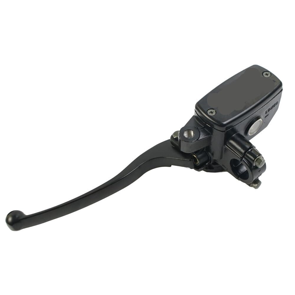 Kit d'embrayage hydraulique moto 22mm avec maître-cylindre et levier de frein gauche noir