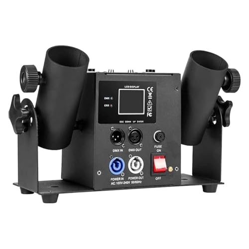 Máquina de cañón de confeti Máquina lanzadora de pistola de confeti portátil Cañón remoto/DMX led para bodas, fiestas, espectáculos en el escenario