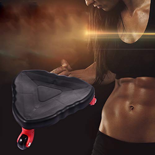 ABOOFAN Abdominal Fitness Equipment Abdominal Wheel Plate Fitness Wheel Três rodas