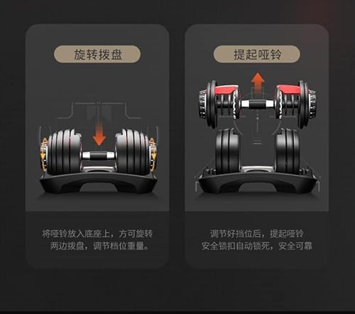 Halteres Dumbell ajustável peso regulável 2,5 a 24kg - Beel Pro