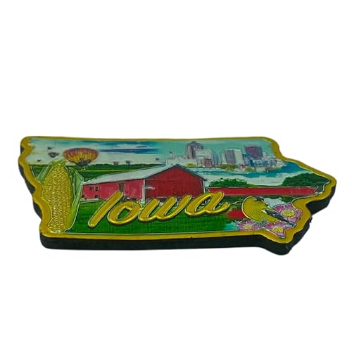 Imán decorativo pequeño Iowa State 2 pulgadas miniatura 2