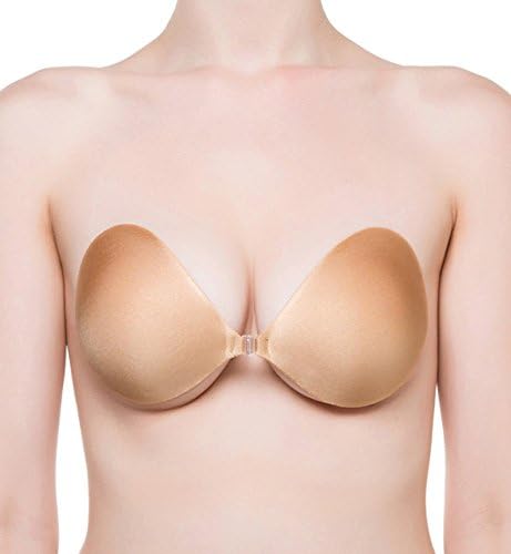 NuBra Women's Seamless Push Up Bra, Tan, 32-40D