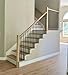 300N Square Poplar Newel Post - 3' x 48' Premium Hardwood Staircase Post, Durable Indoor, Elegant & Modern Routed Top