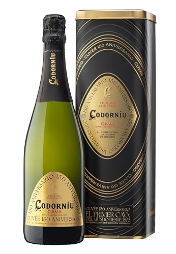 Codorníu Cuvée 150 Aniversario Estuche Regalo Cava Brut, 75 cl