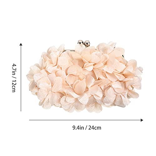 1 Unidade Bolsa De Festa De Flores Embreagem Feminina Saco De Banquete Noturno Bolsa Clutch Feminina