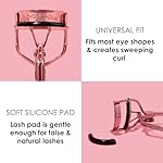 JAPONESQUE Comfort Grip Eyelash Curler for Natural & False Lashes, Universal Fit, Long-Lasting Curl - Image 2