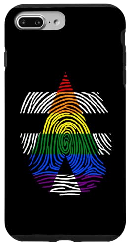 Straight Ally Pride �w��t���b�O �X�}�z�P�[�X iPhone 7 Plus/8 Plus �p