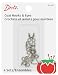 Dritz 97-65 Coat Hook & Eye Closures, Nickel-Plated Brass 4-Count