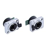 ACOGEDO 2 Stück RJ45 PCB Panel Runder Isolator PA Material ELRJWH5 Board und Langlebiges Langes Pro RJ45 PCB PanelRJ45 PanelRJ45 BoardPCB Panel