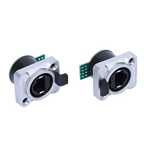 Panel resistente RJ45 impermeable para aviación 8P, set 2 piezas miniatura 5