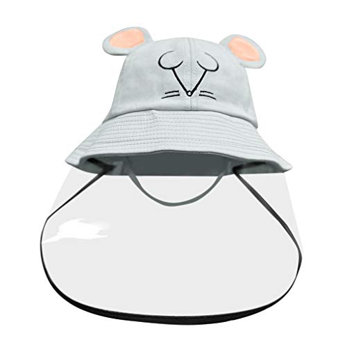 Chapeau de Pêcheur Pour Enfants, YUYOUG Chapeau De Anti-Ultraviolet Imperméable à L'Eau Anti-Poussière Fisherman's Hat Adapté Aux Enfants De 3 à 15 Ans