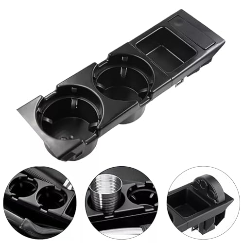 Insert porte gobelet haut de gamme pour console centrale BMW E46 - 6