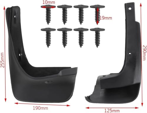 Guardabarros de coche Toyota Corolla Altis E140 faldillas antibarro delanteras traseras 1998-2013 4