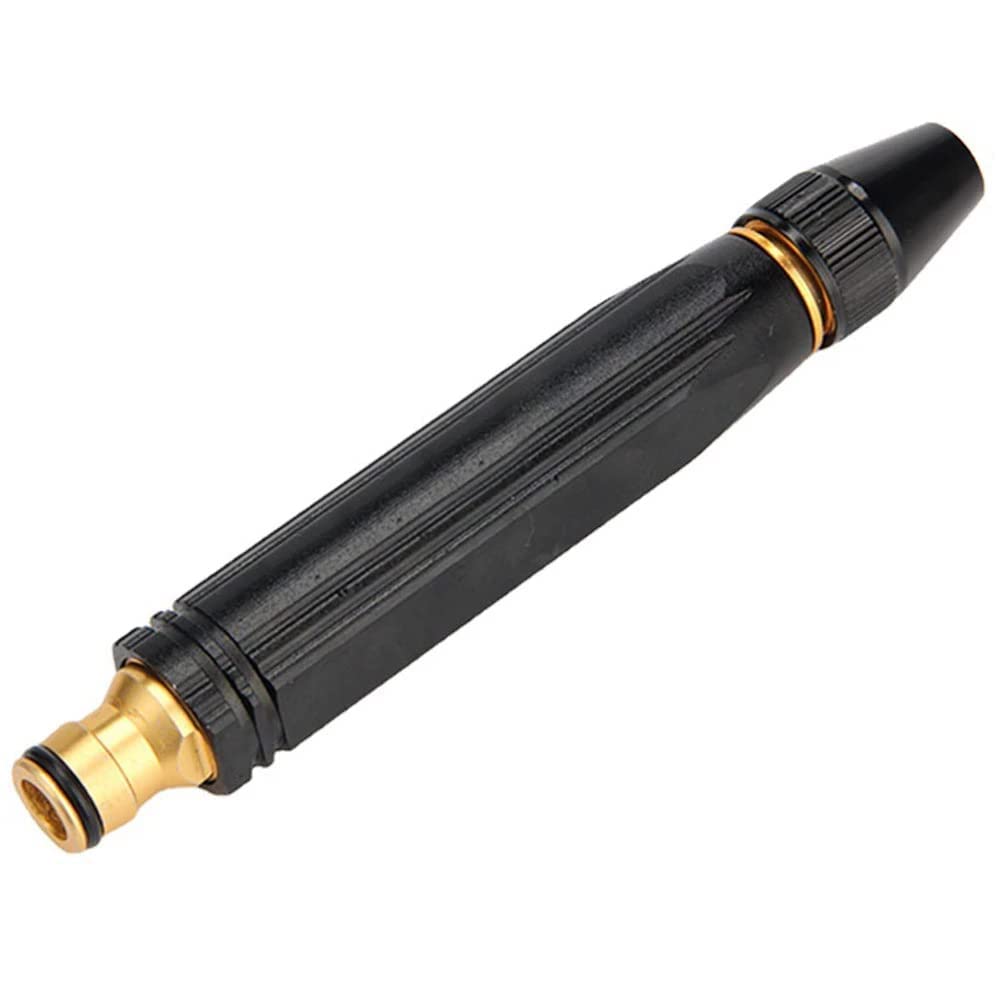 Jashgop Portable High Pressure Washing Water Gun, Direct Spray Gun, New Direct Spray Car Wash Water Gun, Car Wash Garden Watering Tool, Black High Pressure Nozzle (High Pressure Water Gun)