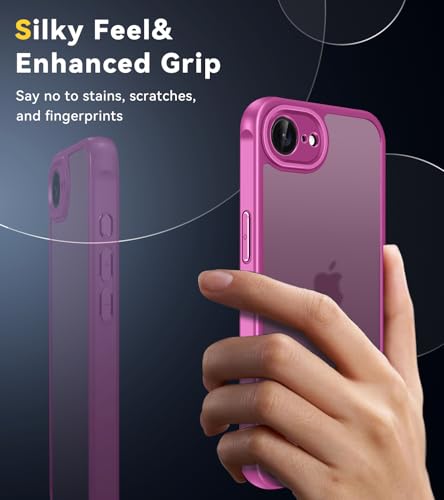 Image of ivoler 3-in-1 Case for iPhone 17e /16e 6.1 inch, Pink