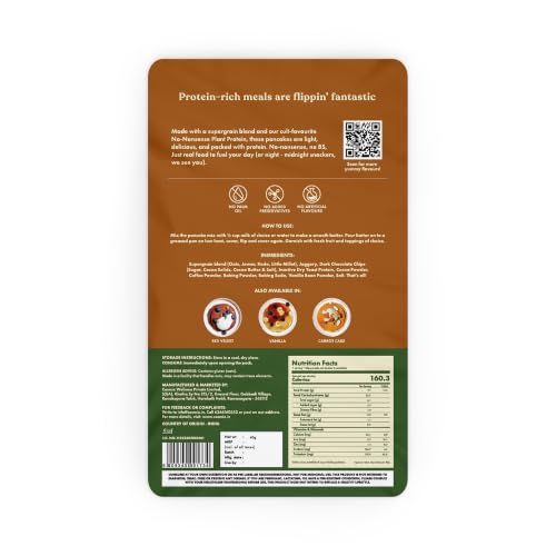 Image of Cosmix No-Nonsense Protein Pancake Sachet | Mocha Choco Chip 40g