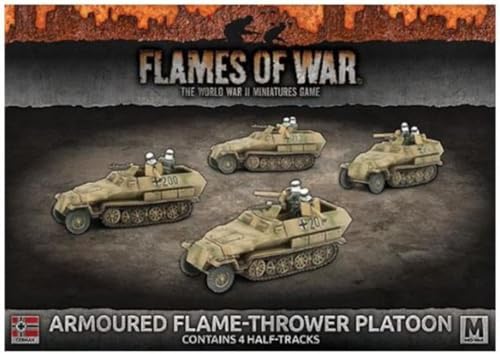 Flames Of War German Armoured Flame-Thrower Platoon (Mid War, Gbx125)