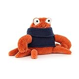 Jellycat Cozy Crew Crab Stuffed Animal