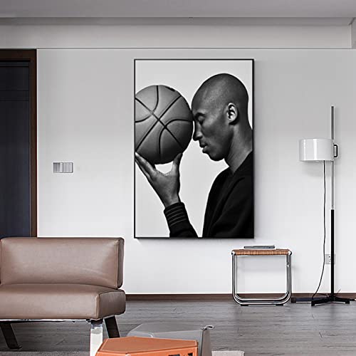 Nba Baloncesto Estrella PóSter Lienzo Arte Moderno Kobe Bryant Inicio Pared Arte Cuadros Decoracion Vida HabitacióN Dormitorio Digital Mural Pintura 40x60cm Sin Marco Cover