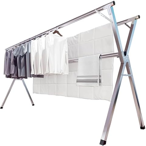 JAUREE 63 Inches Clothes Drying Rack Cover