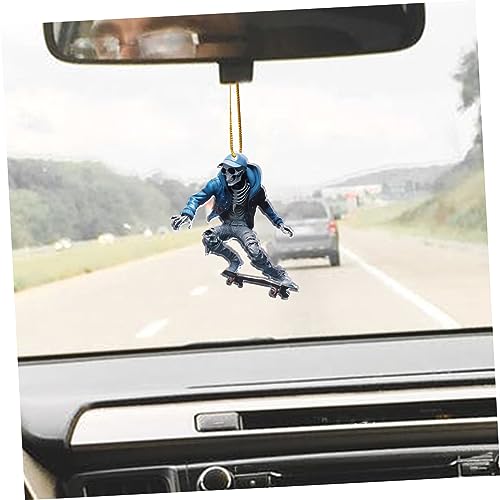 ifundom Decorações De Halloween Chaveiros Ornamento De Suspensão De Carro Decoração De Caveira Acess