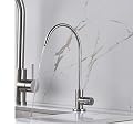 Apaix Drinking Water Faucet Brushed Stainless Steel, Kitchen Water Purifier Faucet for Non-Air Gap Reverse Osmosis Water Filtration System