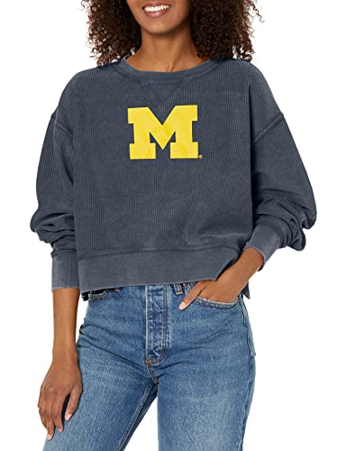 Image of chicka-d NCAA womens Corded Boxy Pullover