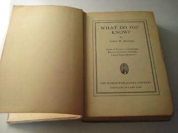 Unknown Binding What do you know? Book