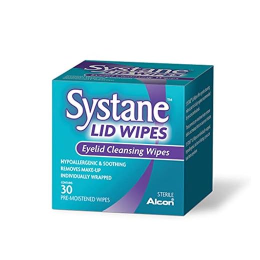 Systane Lid Wipes Eyelid Cleansing Wipes, 30 Count (Pack of 3)