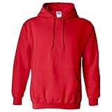 Gildan - Unisex Kapuzenpullover 'Heavy Blend' , Paprika, Gr. M
