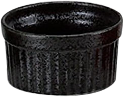 Set of 5, Western Ceramic Single Item, Souffle 5, Kurosho, 2.0 x 1.1 inches (5.2 x 2.8 cm), 1.5 fl oz (45 cc), Western Tableware, Restaurant, Hotel, Cafe, Restaurant, Commercial