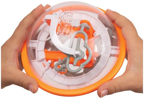Perplexus GO! Spiral, Compact Challenging Puzzle Maze Skill Game, for Adults and Kids Ages 8 and up (Styles Vary)