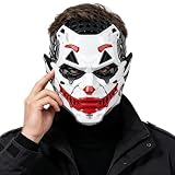 NECHARI Sci-Fi Cyber Mechanical Mask, Adjustable Full Face Cosplay Mask Halloween Costume Accessory (Style-01)
