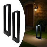 LED ATOMANT Confezione da 2 Paletto luce da giardino esterno 7W, Faretti da Giardino, Colo...