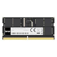 Lexar SODIMM 16GB DDR5 RAM 4800MHz, 262-Pin DDR5 SODIMM Laptop RAM, Hochleistungs SO-DIMM Arbeitsspeicher für Laptop-Speicher/All-in-One Intel NUC Mini-PC, 1,1 V, CL40-40-40-77 – Ansicht 1