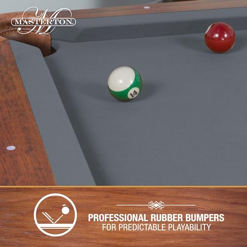 Image of EastPoint Sports Masterton 2.0 Billiard Bar-Size Pool Table 87 Inch - Perfect for Family Game Room