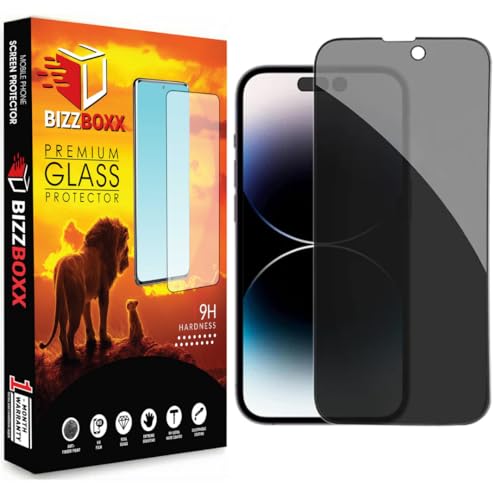 Image of Premium Privacy Tempered Glass | Compatible With Apple iPhone 15 Pro | iPhone 15 | Full Screen Coverage-Edge to Edge | 9H Hardness | With easy Installation Kit (Pack of 1)