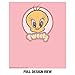Popfunk Looney Tunes Kids Retro Tweety Face 1-Ply Reusable Face Mask Covering with Adjustable Nose Wire