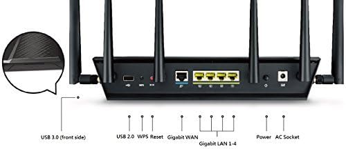 Miniatura 6 de ASUS RT-AC3200 Router Gigabit inalámbrico tri-banda, Negro