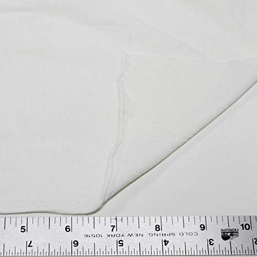 White Stretch Pique Knit Fabric by The Yard - 1 Yard Style 507