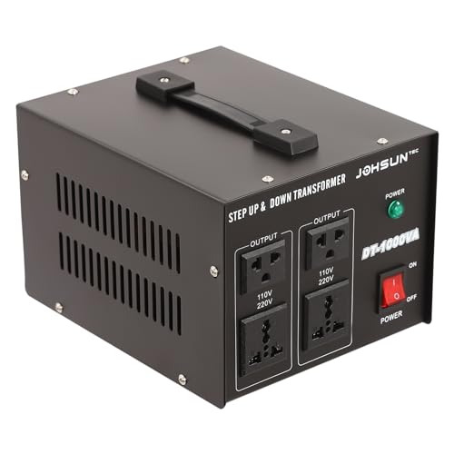 Transformador de corriente de 800 W, convertidor de 220 V a 110 V, Step Up and Down Voltage Regulator Converter Power Transformer 110 V a 220 V Convertidor AC-AC 800W DT-1000VA
