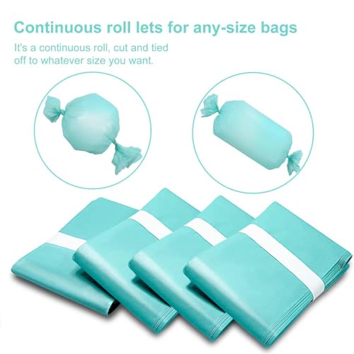 Image of Diaper Pail Liner Refills Bags Compatible with Janibell Akord 330 Series Adult Diaper System, Diaper Disposal Liner Refills，Lightly Scented - 4pack (Green)