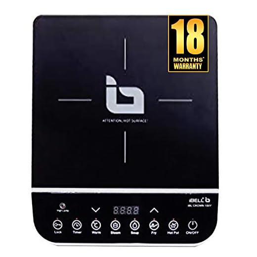 iBELL IBL Crown 100Y 2000-Watt Induction Cooktop with Auto Shut Off & Over Heat Protection & Free Pot