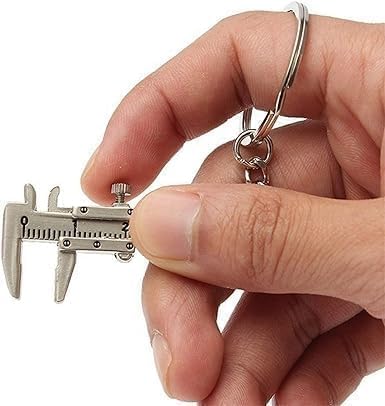 Image of Mini Portable Hand Tool Keychain Adjustable Key Spanner Wrench Universal Chain Universal For Gift. (Mini Vernier)