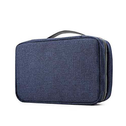 Tragbare Kulturtasche, große Aufbewahrungstasche, Herren, Damen, Reisen, Make-up, Organizer, wasserdicht, zum Aufhängen, Kulturbeutel, Badezimmer, Dusche, navy Cover