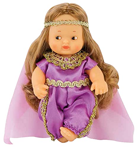 Los Barriguitas - Barriguitas do mundo Jordana, boneco bebé barriguinhas da Jordânia, coleção do mundo com roupas para bonecas, brinquedo para meninos e meninas a partir dos 3 anos, FAMOSA (700016916)