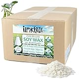 Ilmkerze Premium Sojawachs Pastillen 3 kg | natürlich | nachhaltig | palmölfrei | Kerzenwachs für DIY Gießkerzen Formkerzen Stumpenkerzen Haushaltskerzen - Größen bis 20 kg